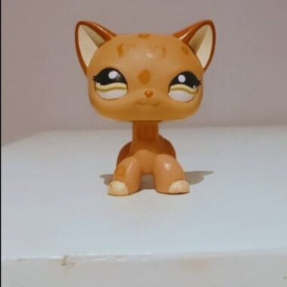 Littlest Pet Shop Toys Littlest Pet Shop Orange Spotted Shorthair Cat Poshmark